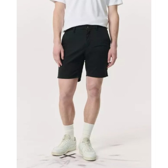 Rag & Bone Classic Chino Shorts Black Mens 34(35)  x 9" Stretch Fit 2 Slim NWT - Picture 6 of 16